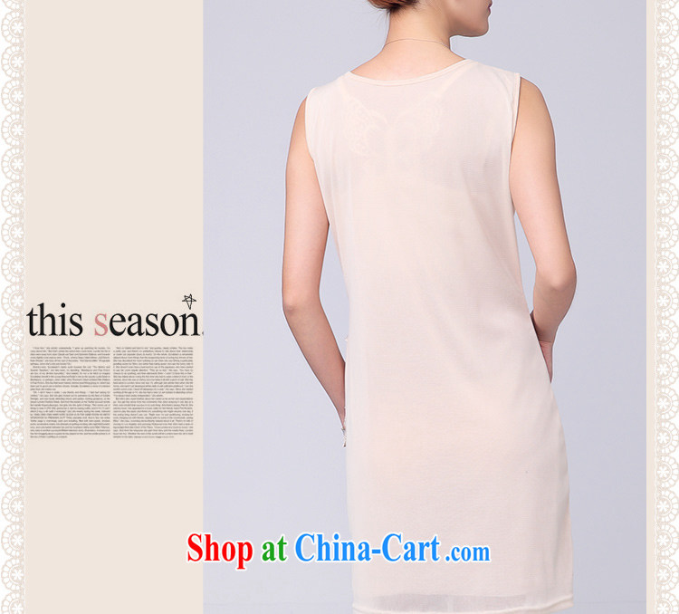 The delivery -- 2014 new European and American style, thoughtful, elegant embroidery silk thin sleeveless dresses 6603 light yellow are code pictures, price, brand platters! Elections are good character, the national distribution, so why buy now enjoy more preferential! Health