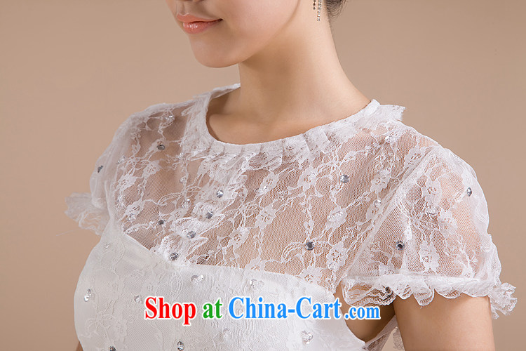 There is embroidery bridal wedding bridesmaid short new stylish chair bows dress white XL Suzhou shipping pictures, price, brand platters! Elections are good character, the national distribution, so why buy now enjoy more preferential! Health