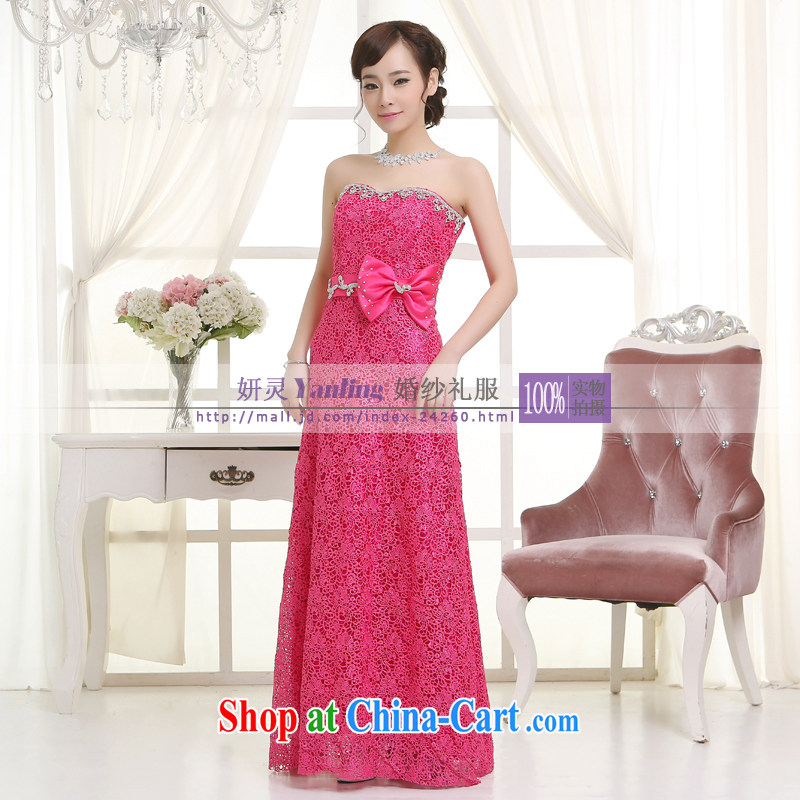 Her spirit/YL 2014 new bride wedding dresses Evening Dress toast serving long - 14,052 red XXXXL, her spirit (Yanling), online shopping