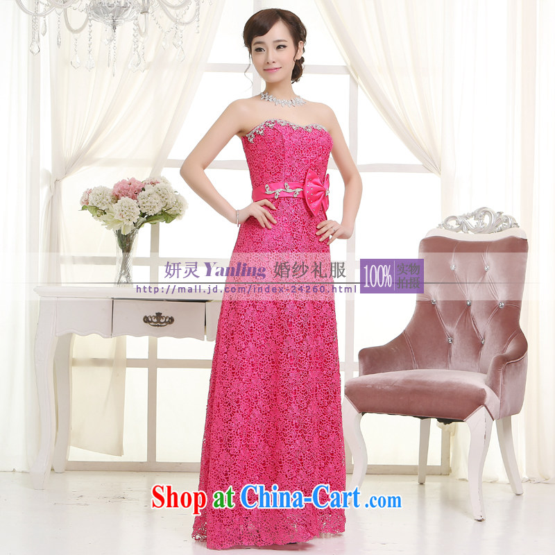 Her spirit/YL 2014 new bride wedding dresses Evening Dress toast serving long - 14,052 red XXXXL, her spirit (Yanling), online shopping