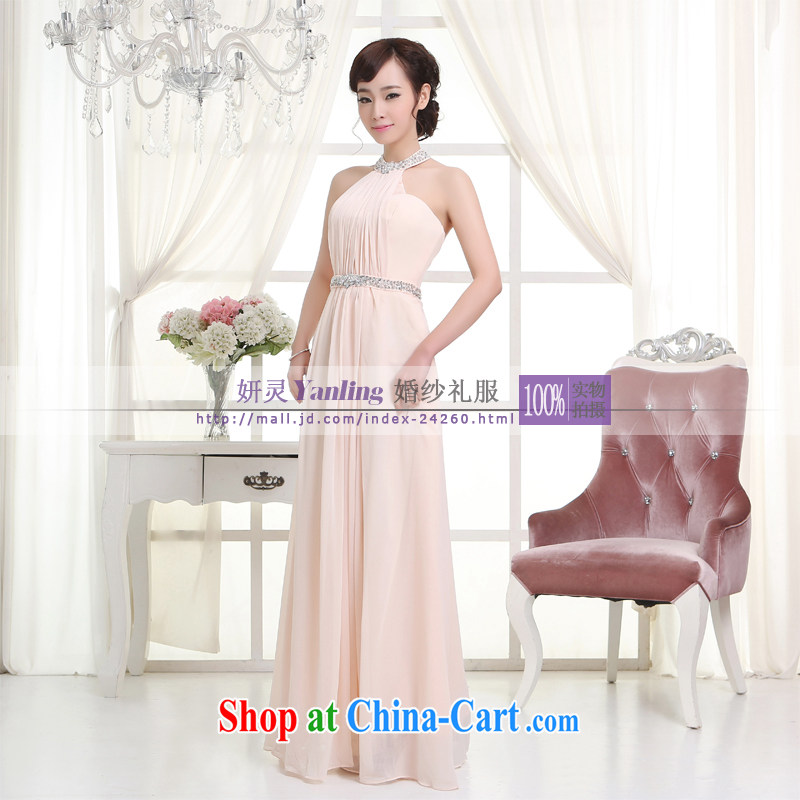 Her spirit/YL 2014 new bride wedding dresses Evening Dress toast serving long - 14,048 pink XXXXL, her spirit (Yanling), shopping on the Internet