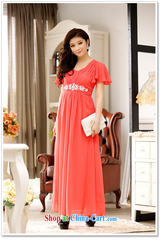 JK 2. YY Korean version of Yuan flouncing cuff video thin dinner Chairman, the dress code pregnant women dress orange XXXL pictures, price, brand platters! Elections are good character, the national distribution, so why buy now enjoy more preferential! Health