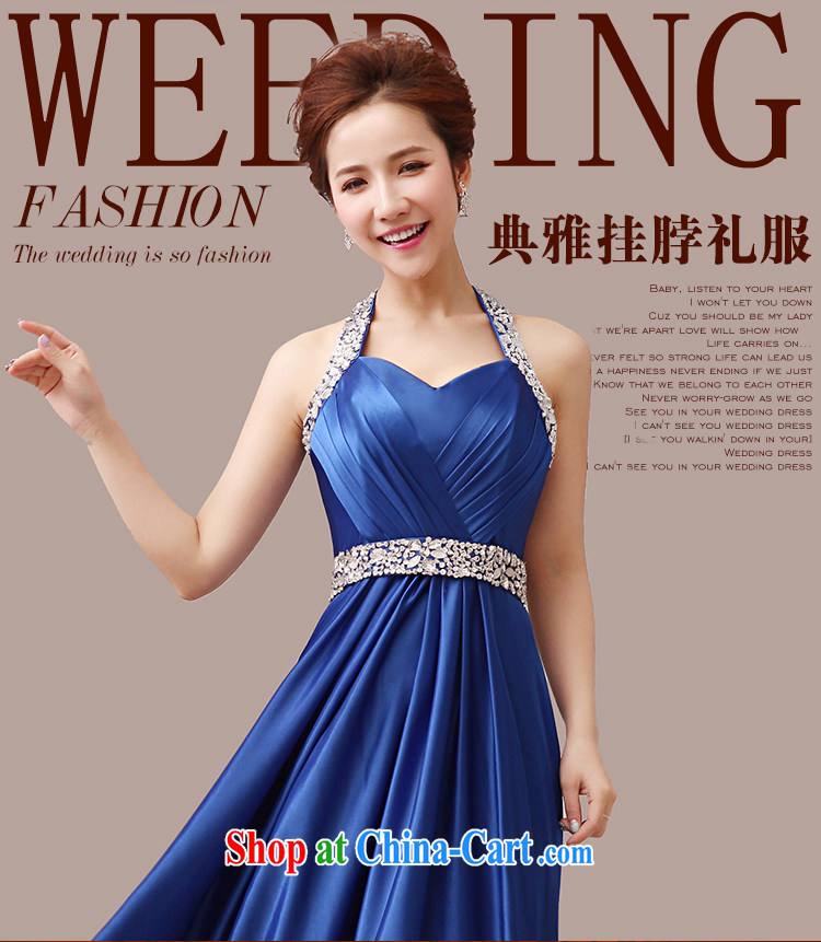 Jessica covers 2014 new wedding dresses red Korean version is too long evening dress wedding toast service 5068 Lake blue XL pictures, price, brand platters! Elections are good character, the national distribution, so why buy now enjoy more preferential! Health