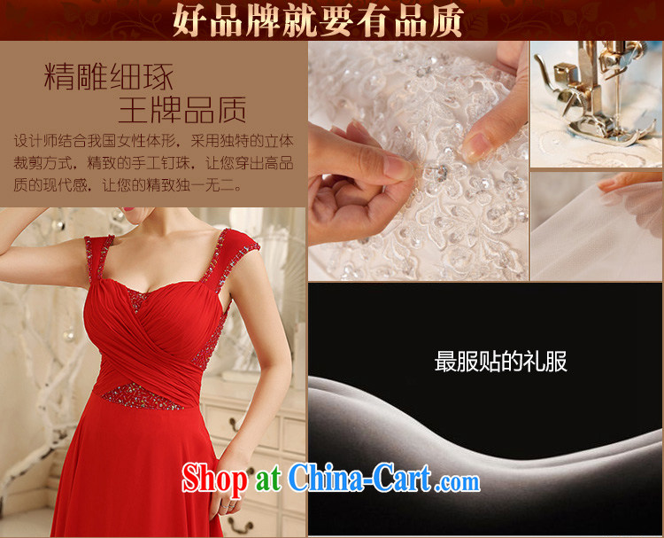 Jessica covers 2014 new wedding dresses Korean zip red evening dress bride wedding toast 5071 red S pictures, price, brand platters! Elections are good character, the national distribution, so why buy now enjoy more preferential! Health