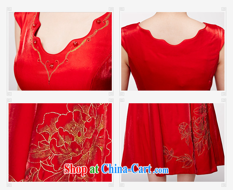 Wood is really the 2015 spring and summer red bridal gown Chinese Embroidery wedding dresses dresses wedding toast serving 70,106 05 red XL pictures, price, brand platters! Elections are good character, the national distribution, so why buy now enjoy more preferential! Health