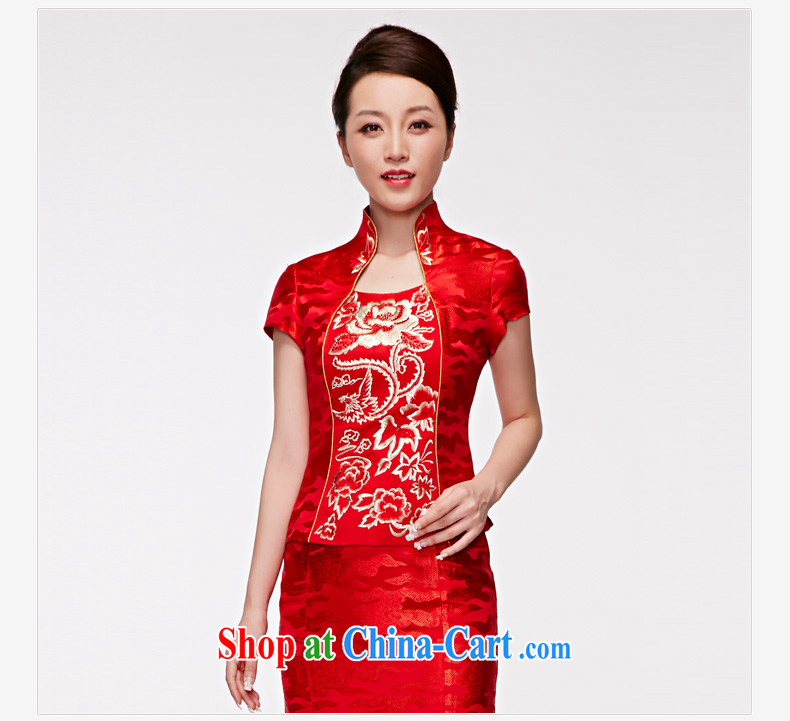 Wood is really the 2015 embroidery bridal fitted T-shirt red short dress beauty wedding dresses 22,082 05 red XXXL pictures, price, brand platters! Elections are good character, the national distribution, so why buy now enjoy more preferential! Health