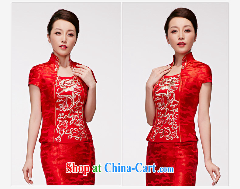 Wood is really the 2015 embroidery bridal fitted T-shirt red short dress beauty wedding dresses 22,082 05 red XXXL pictures, price, brand platters! Elections are good character, the national distribution, so why buy now enjoy more preferential! Health