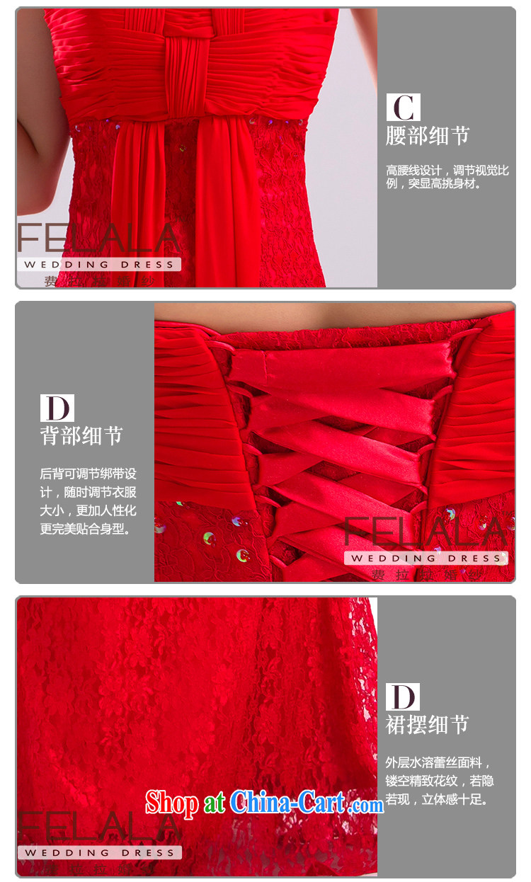 Ferrara 2015 new dual-shoulder red bridal toast serving long lace wedding dress dress, spring evening dress XL Suzhou shipping pictures, price, brand platters! Elections are good character, the national distribution, so why buy now enjoy more preferential! Health