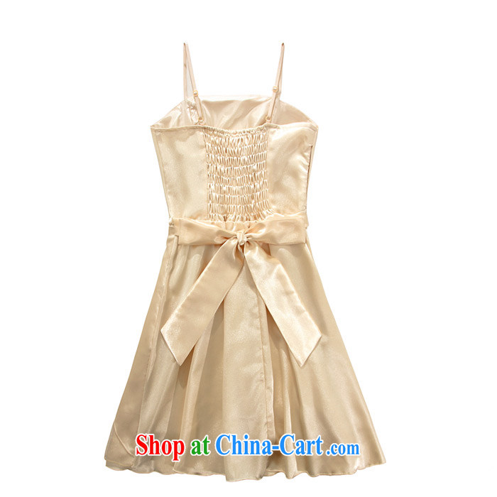 JK 2. YY Princess Royal feast multi-layer acted with straps dress dresses champagne color XXXL pictures, price, brand platters! Elections are good character, the national distribution, so why buy now enjoy more preferential! Health