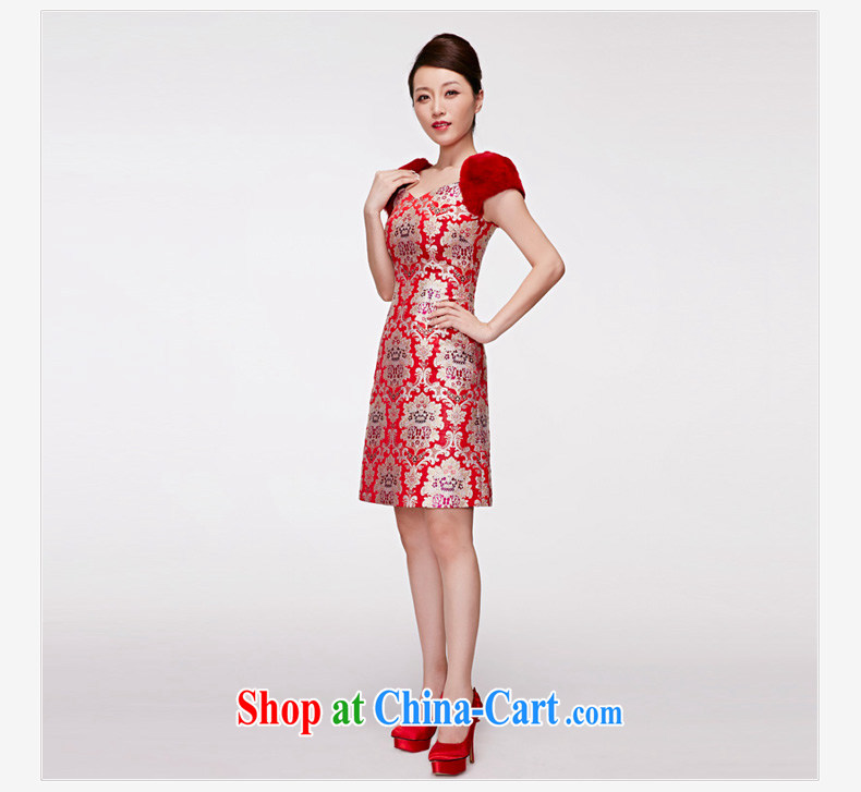 Wood is really the MOZEN 2015 spring and summer New Silk rabbit hair bridal dresses, short Evening Dress package mail 22,086 04 red XL pictures, price, brand platters! Elections are good character, the national distribution, so why buy now enjoy more preferential! Health