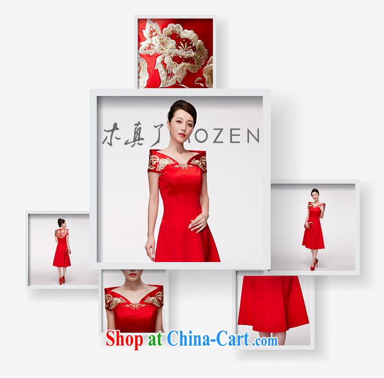 Wood is really the 2015 spring and summer new Chinese sleeveless silk elegant qipao bridal dresses loaded package mail 22,095 05 red L pictures, price, brand platters! Elections are good character, the national distribution, so why buy now enjoy more preferential! Health