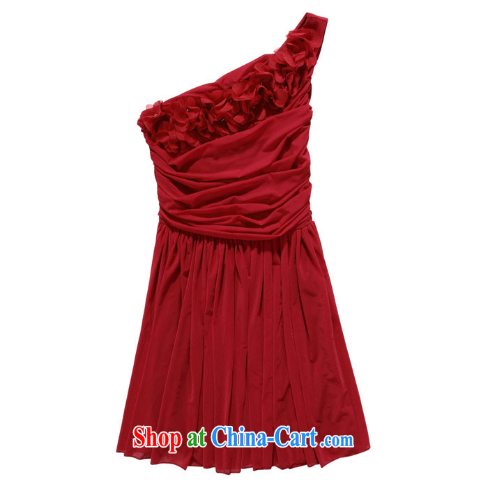 JK 2. YY summer flora single shoulder stereo Paridelles the waist the dress dresses red are code pictures, price, brand platters! Elections are good character, the national distribution, so why buy now enjoy more preferential! Health