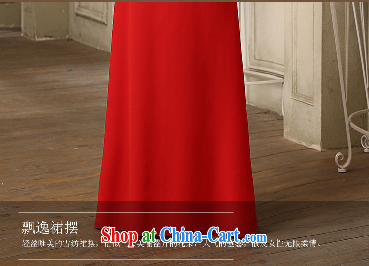Jessica covers bridal wedding toast wedding dresses 2014 new Korean lace long evening dress Evening Dress lifu 5075 red L pictures, price, brand platters! Elections are good character, the national distribution, so why buy now enjoy more preferential! Health