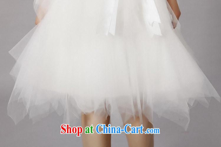 The female 2014 bridal bridesmaid wedding toast short evening dress, lace shaggy dress small dress white XXL pictures, price, brand platters! Elections are good character, the national distribution, so why buy now enjoy more preferential! Health