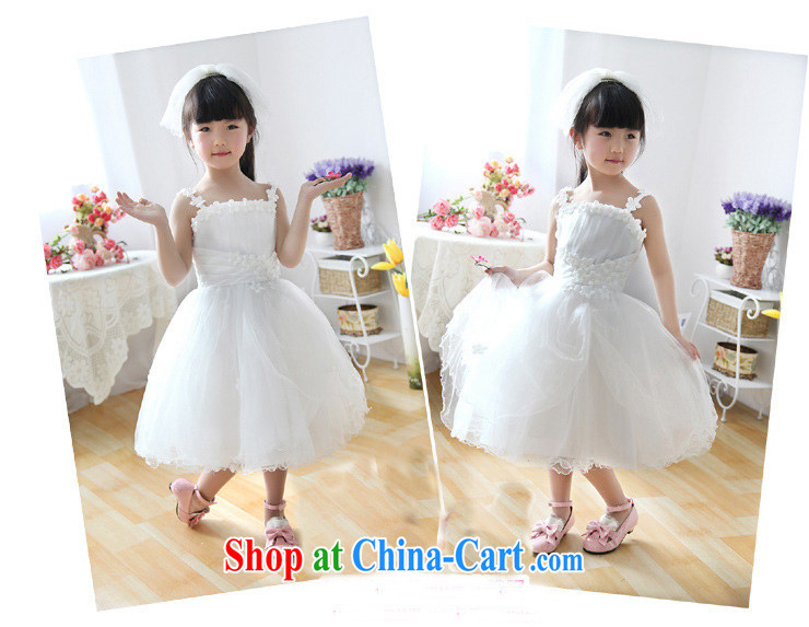 Optimize Hung-girls dress skirt sleeveless GALLUS DRESS Snow White Dress children show service shaggy dress flower girl White Dress T 28 white 10, pictures, price, brand platters! Elections are good character, the national distribution, so why buy now enjoy more preferential! Health
