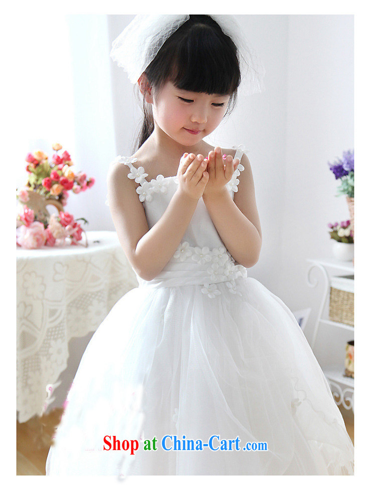 Optimize Hung-girls dress skirt sleeveless GALLUS DRESS Snow White Dress children show service shaggy dress flower girl White Dress T 28 white 10, pictures, price, brand platters! Elections are good character, the national distribution, so why buy now enjoy more preferential! Health