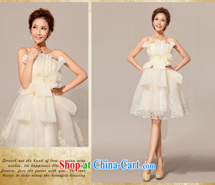 There is a Korean-style bare chest new short bridesmaid wedding dresses XS 1009 white XXXL pictures, price, brand platters! Elections are good character, the national distribution, so why buy now enjoy more preferential! Health