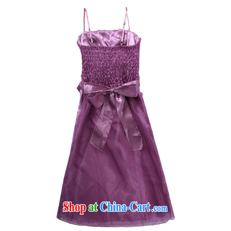 JK 2. YY dinner is a flouncing straps long version dress dresses purple XXXL, JK 2. YY, shopping on the Internet