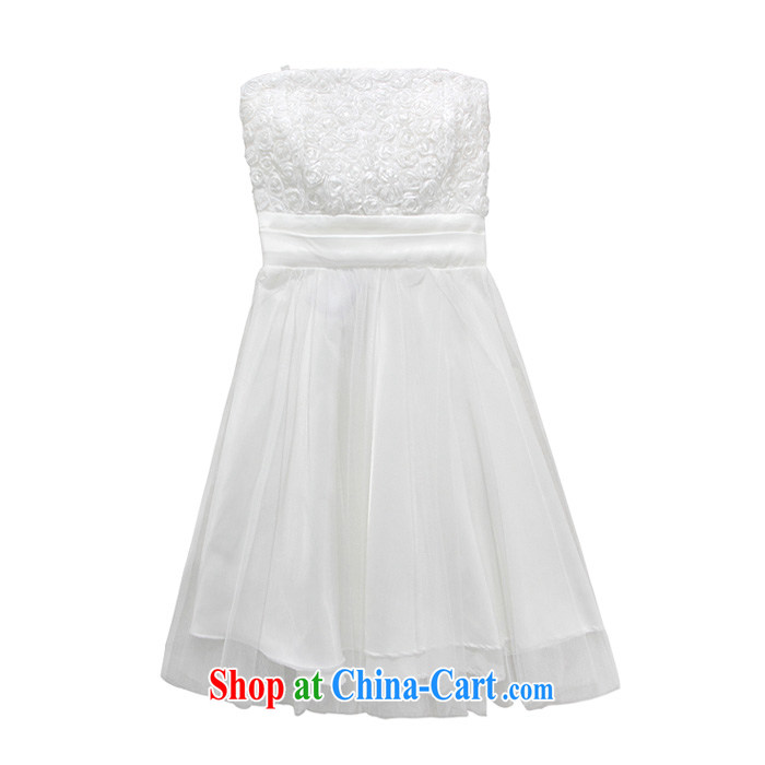 JK 2. YY romantic rose-waist Web yarn end chest dress dress white XXXL pictures, price, brand platters! Elections are good character, the national distribution, so why buy now enjoy more preferential! Health