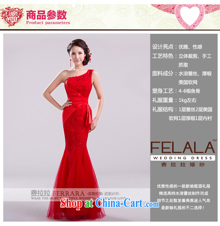 Ferrara upscale 2015 New Red bridal crowsfoot long bows dress girl lace evening dress summer red XL pictures, price, brand platters! Elections are good character, the national distribution, so why buy now enjoy more preferential! Health