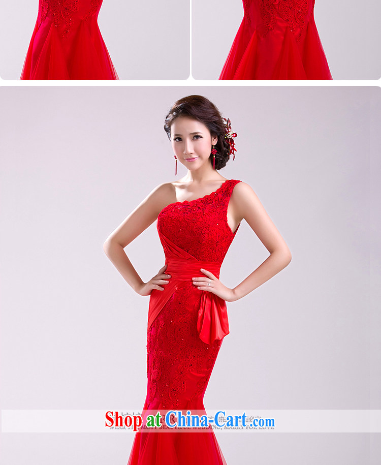 Ferrara upscale 2015 New Red bridal crowsfoot long bows dress girl lace evening dress summer red XL pictures, price, brand platters! Elections are good character, the national distribution, so why buy now enjoy more preferential! Health