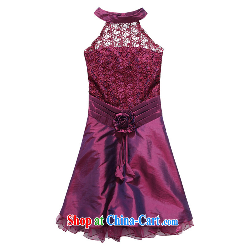 JK 2. YY 2014 Palace noble Princess lace graphics-waist also dress dresses Magenta XXXL, JK 2. YY, shopping on the Internet