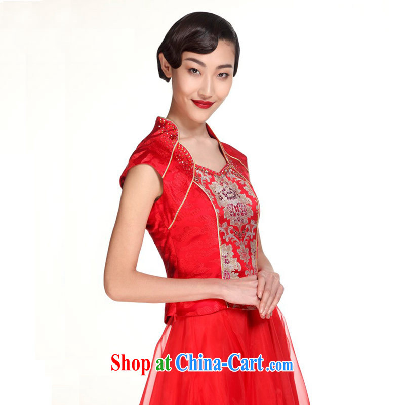 Wood is really the MOZEN 2015 Chinese brides with wedding dresses toast Tang women T-shirt package mail 21,913 04 red XXL, wood really has, shopping on the Internet