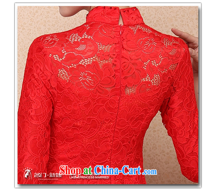 The bride's 2015 New Red bows dress lace long dress retro-tie 687 L pictures, price, brand platters! Elections are good character, the national distribution, so why buy now enjoy more preferential! Health