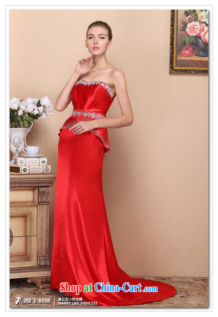 The bride's 2015 New Red elegant wedding dresses wedding dresses toast small tail red dress 701 L pictures, price, brand platters! Elections are good character, the national distribution, so why buy now enjoy more preferential! Health