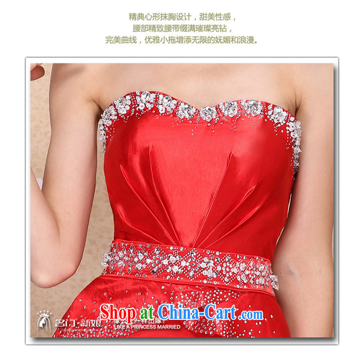 The bride's 2015 New Red elegant wedding dresses wedding dresses toast small tail red dress 701 L pictures, price, brand platters! Elections are good character, the national distribution, so why buy now enjoy more preferential! Health