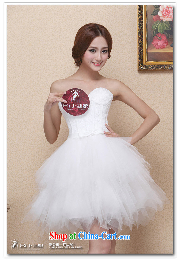 The bride's 2015 new cute little dress bridesmaid dresses small Princess Mary Magdalene dress chest 126 L pictures, price, brand platters! Elections are good character, the national distribution, so why buy now enjoy more preferential! Health