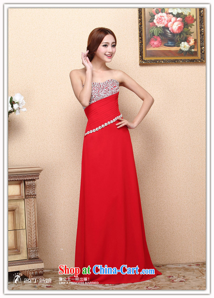 The bride's 2015 New Red dress bows dress long dress luxurious drill 684 L pictures, price, brand platters! Elections are good character, the national distribution, so why buy now enjoy more preferential! Health