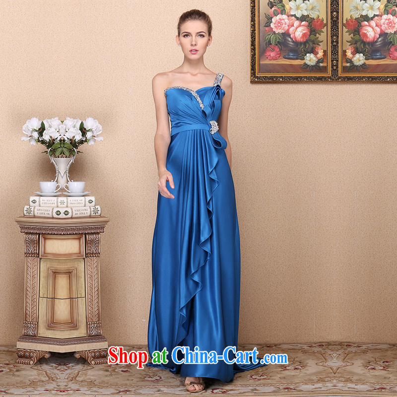 The bride's 2015 new bridal gown small tail dresses elegant blue dress 705 M, the bride, shopping on the Internet