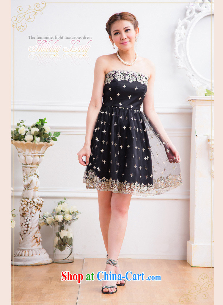 Light (at the end QIAN MO) Korean dress name Yuan avalanche computer embroidery wrapped chest Web yarn small dress dress short black 2313 all code pictures, price, brand platters! Elections are good character, the national distribution, so why buy now enjoy more preferential! Health