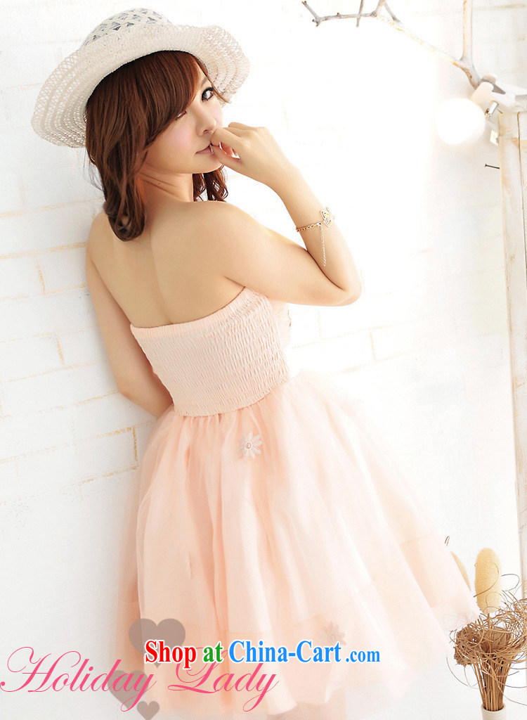 Shallow end (QIAN MO) dress sweet Princess embroidery Sun Flower shaggy candle dress bridesmaid sister with short, 2260 apricot L pictures, price, brand platters! Elections are good character, the national distribution, so why buy now enjoy more preferential! Health
