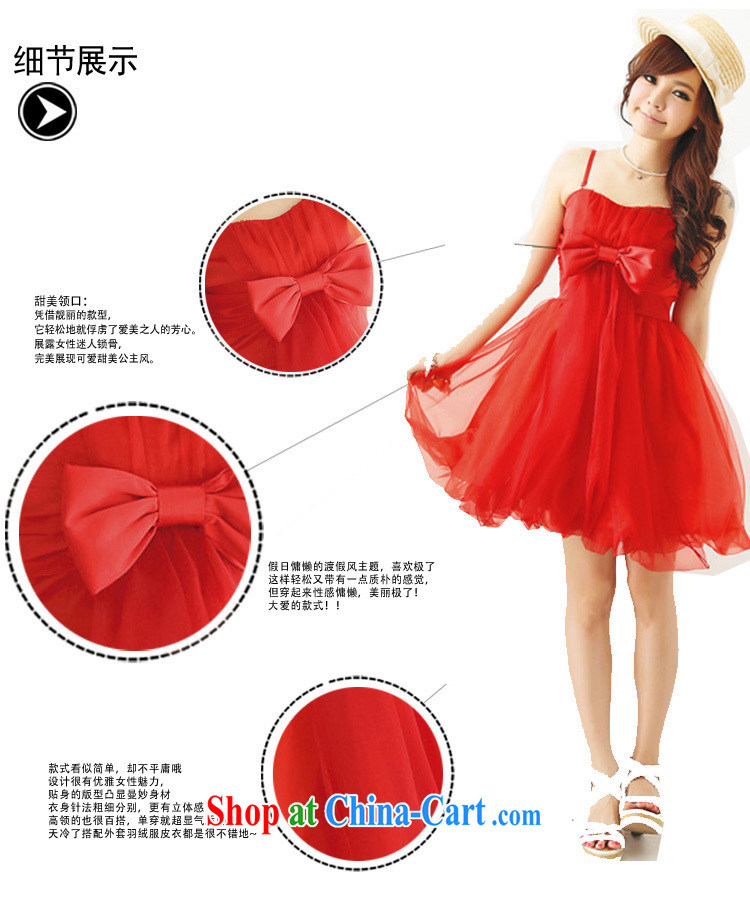 Shallow end (QIAN MO) Air sweet Princess fashion party shaggy small dress dress bridesmaid dress 2261 red L pictures, price, brand platters! Elections are good character, the national distribution, so why buy now enjoy more preferential! Health