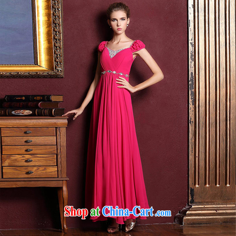 The bridal dresses 2015 marriage toast serving long bridesmaid dress evening dress of 324 red S, a bride, and shopping on the Internet