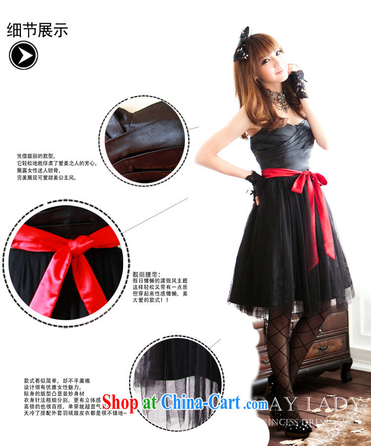 Shallow end (QIAN MO) 2014 summer Mary Magdalene, chest dress short, small dress bridesmaid shaggy skirts Web yarn bow tie the code 1021 black L pictures, price, brand platters! Elections are good character, the national distribution, so why buy now enjoy more preferential! Health