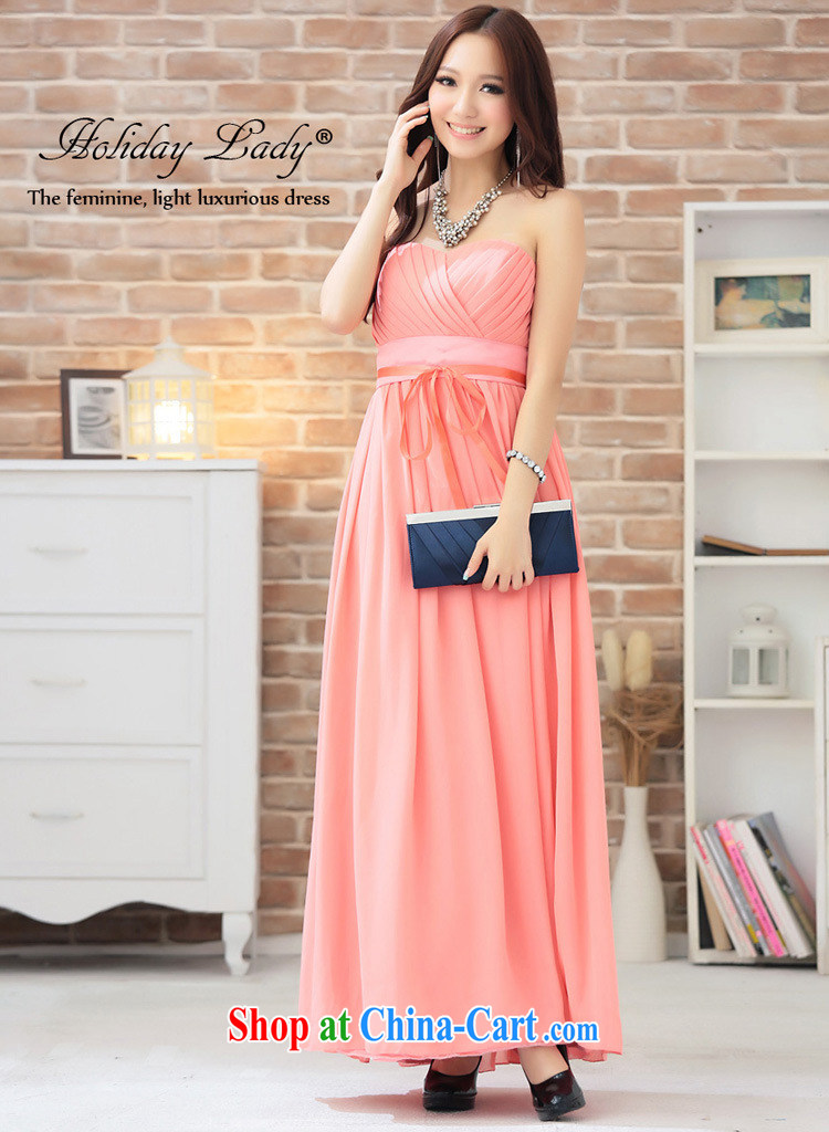 Shallow end (QIAN MO) sweet chest pinch wrapped chest dress dress dress evening dress 2292 new color rose red L pictures, price, brand platters! Elections are good character, the national distribution, so why buy now enjoy more preferential! Health