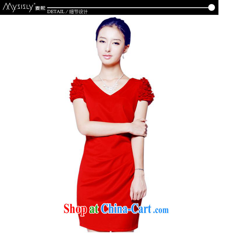 Mr Mak Hee-2014 new marriage red dresses short bows, cultivating their Korean wedding dress bridal with light blue L/165, Mr CHAU Tak Hay, and, on-line shopping