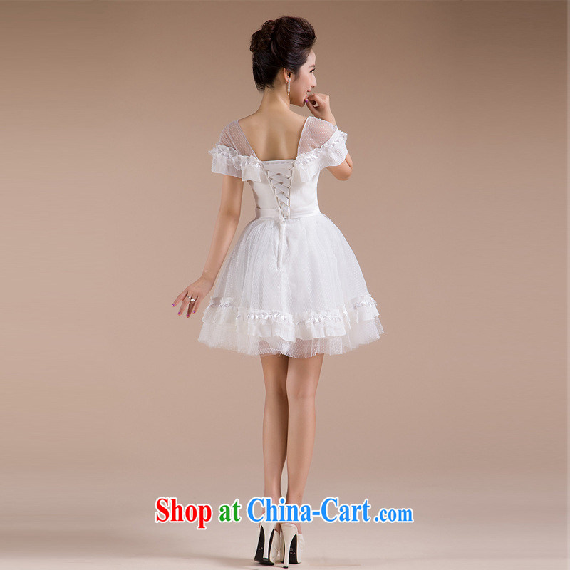 It's a elegant sweet Princess sexy wedding dresses shaggy dress lace wedding Bridal Fashion home yarn 2014 new XS 589 white L, there is a, and shopping on the Internet