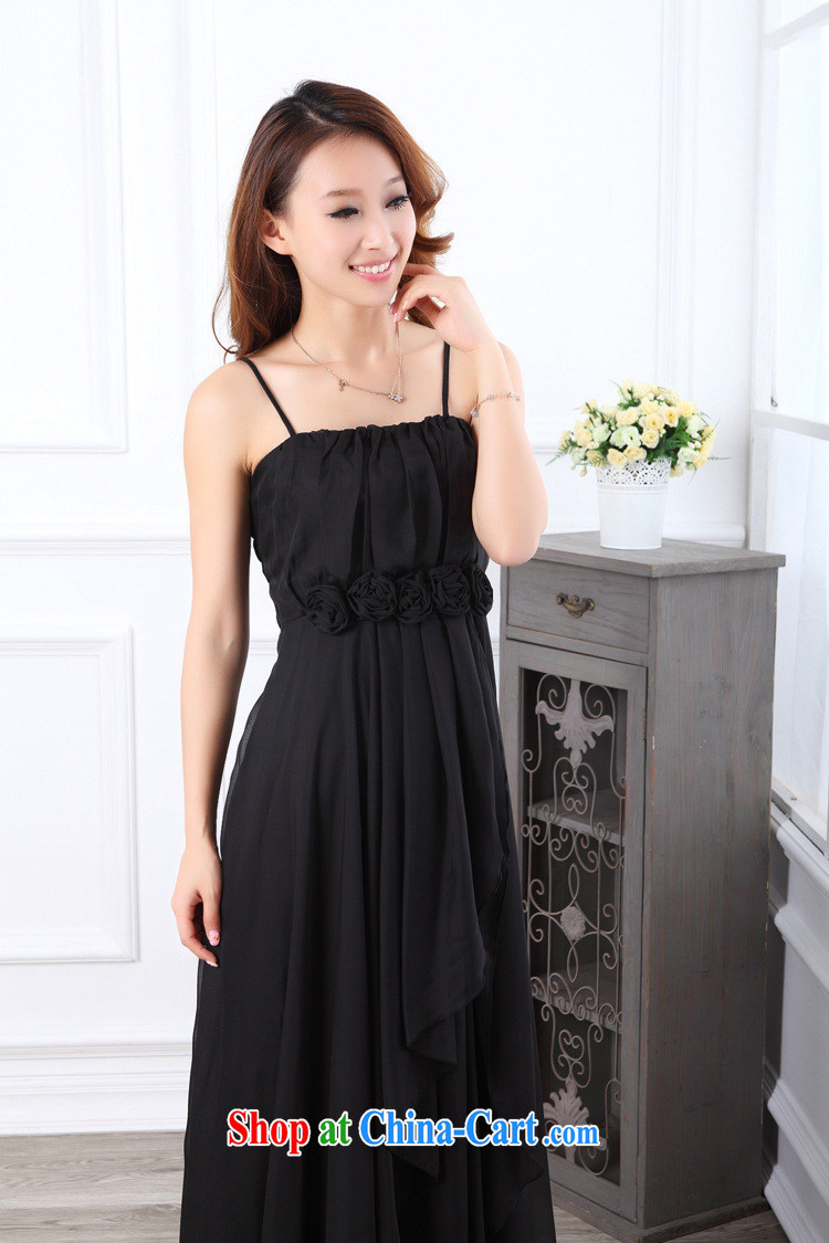 Shallow end (QIAN MO) 2014 female manual roses snow woven strap with long skirts, small dress bridesmaid dress dress 900 pink are code pictures, price, brand platters! Elections are good character, the national distribution, so why buy now enjoy more preferential! Health
