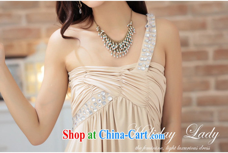 Shallow end (QIAN MO) Greek goddess the shoulder water drilling long dress the Show bridesmaid dress XL 2811 black are code pictures, price, brand platters! Elections are good character, the national distribution, so why buy now enjoy more preferential! Health
