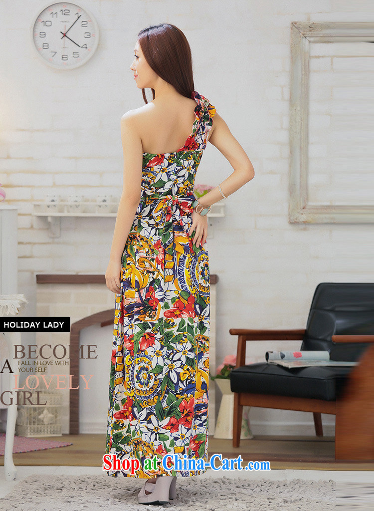 Light (at the end QIAN MO) Single shoulder flouncing in aesthetic long holiday dress dress dress 2810 fancy saffron are code pictures, price, brand platters! Elections are good character, the national distribution, so why buy now enjoy more preferential! Health