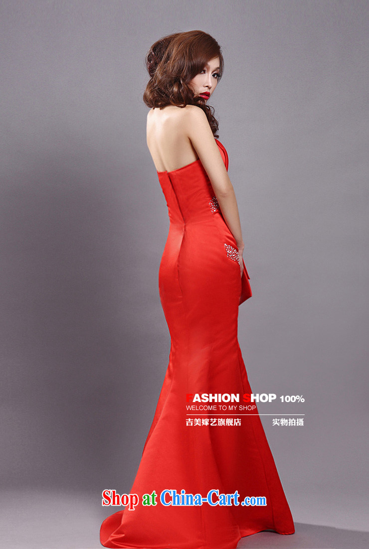 wedding dresses Jimmy married arts 2015 new erase chest Korean Red Beauty crowsfoot LS 510 bridal gown red L pictures, price, brand platters! Elections are good character, the national distribution, so why buy now enjoy more preferential! Health