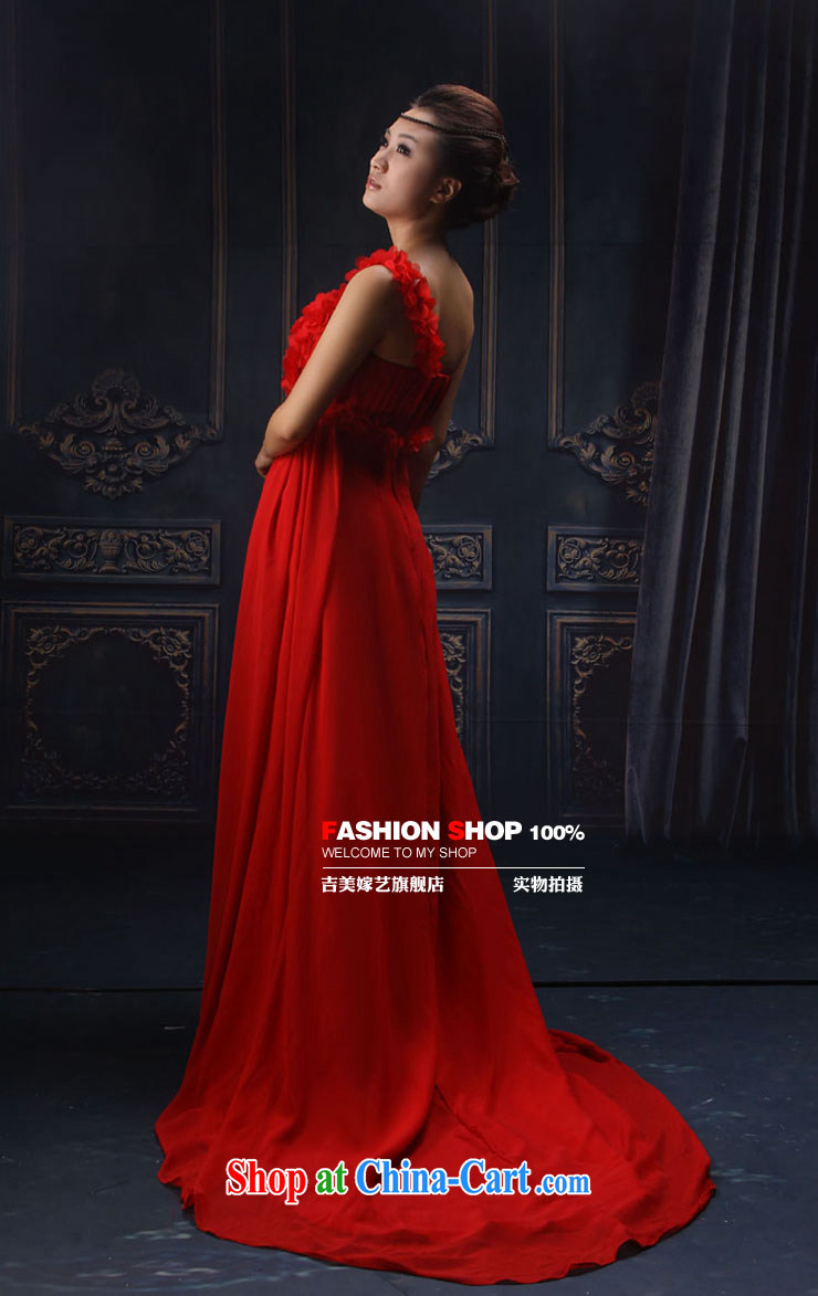 wedding dresses, marry us arts 2015 new single shoulder Korean Red Beauty fall LS 199 bridal gown red XL pictures, price, brand platters! Elections are good character, the national distribution, so why buy now enjoy more preferential! Health