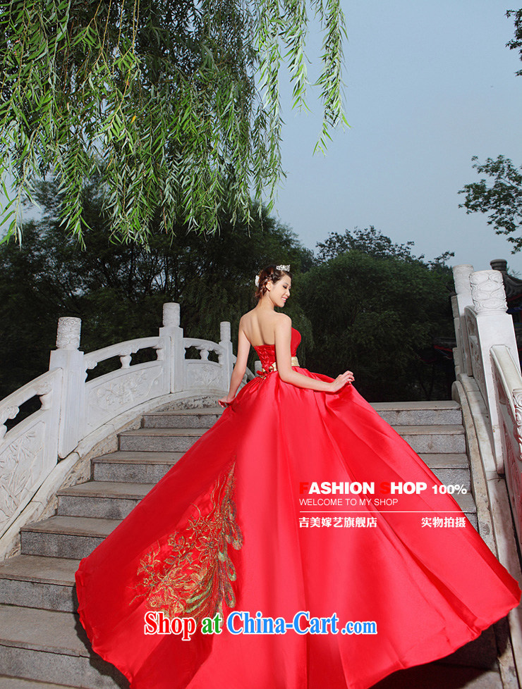 wedding dresses Jimmy married arts 2015 new erase chest Korean Red Tail LT 242 bridal gown red XL pictures, price, brand platters! Elections are good character, the national distribution, so why buy now enjoy more preferential! Health