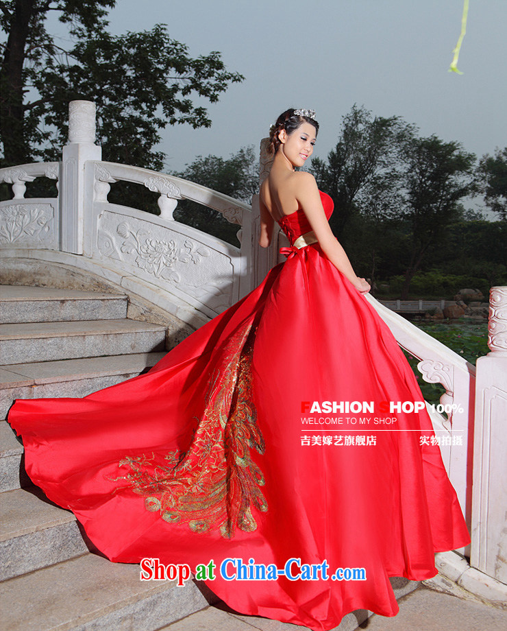 wedding dresses Jimmy married arts 2015 new erase chest Korean Red Tail LT 242 bridal gown red XL pictures, price, brand platters! Elections are good character, the national distribution, so why buy now enjoy more preferential! Health