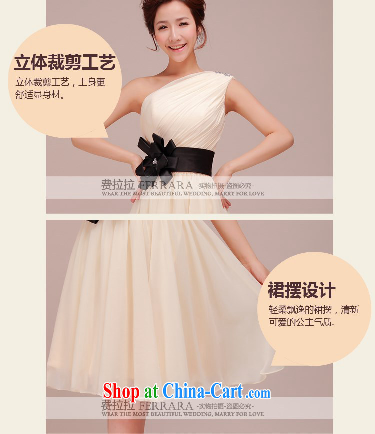 Ferrara exclusive bridesmaid dresses small ramp shoulder bridesmaid dress single shoulder short Evening Dress annual meeting of the persons chairing spring dresses L Suzhou shipping pictures, price, brand platters! Elections are good character, the national distribution, so why buy now enjoy more preferential! Health