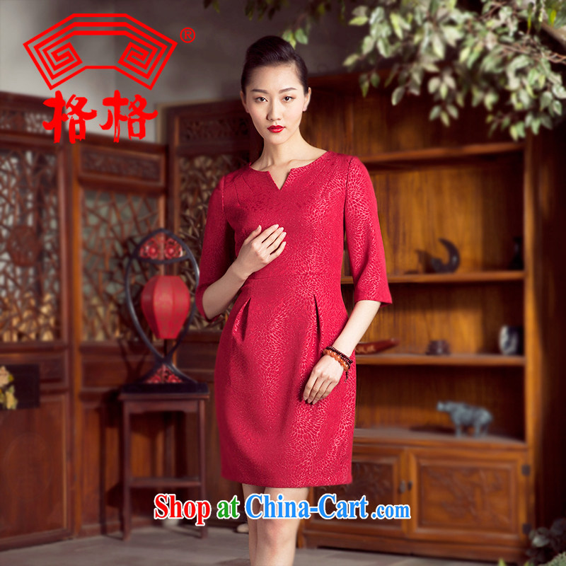 Summer Princess New Products Listing stylish improved cheongsam dress short dress cheongsam dress red 5 XL